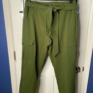 Casual Cargo pants with belt tie